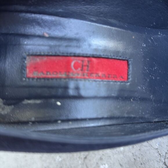 Carolina Herrera Blue Suede heels - Picture 9 of 9